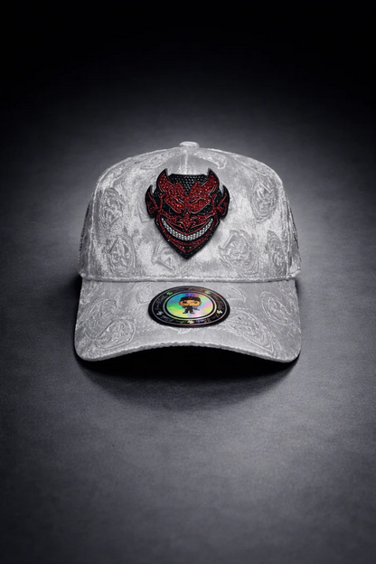White Velvet Snapback