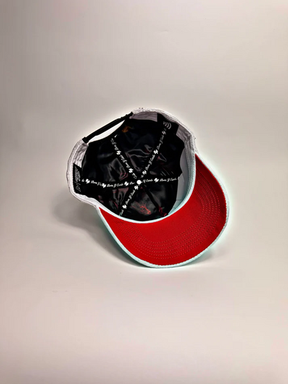 White Velvet Snapback