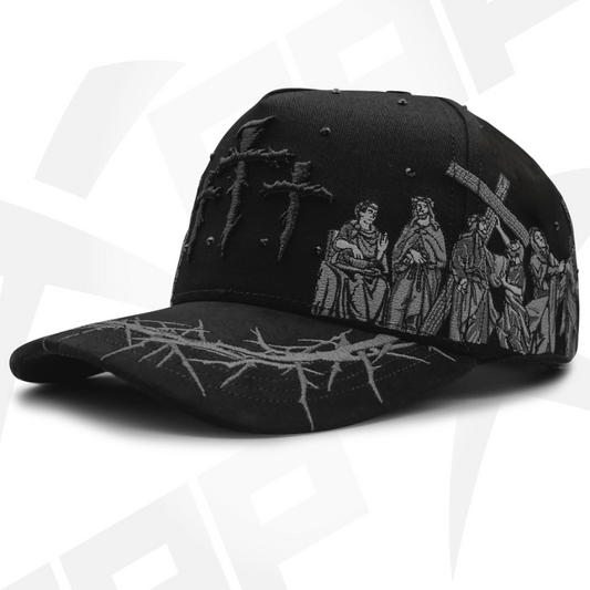 Hat Viacrucis Black Crystals
