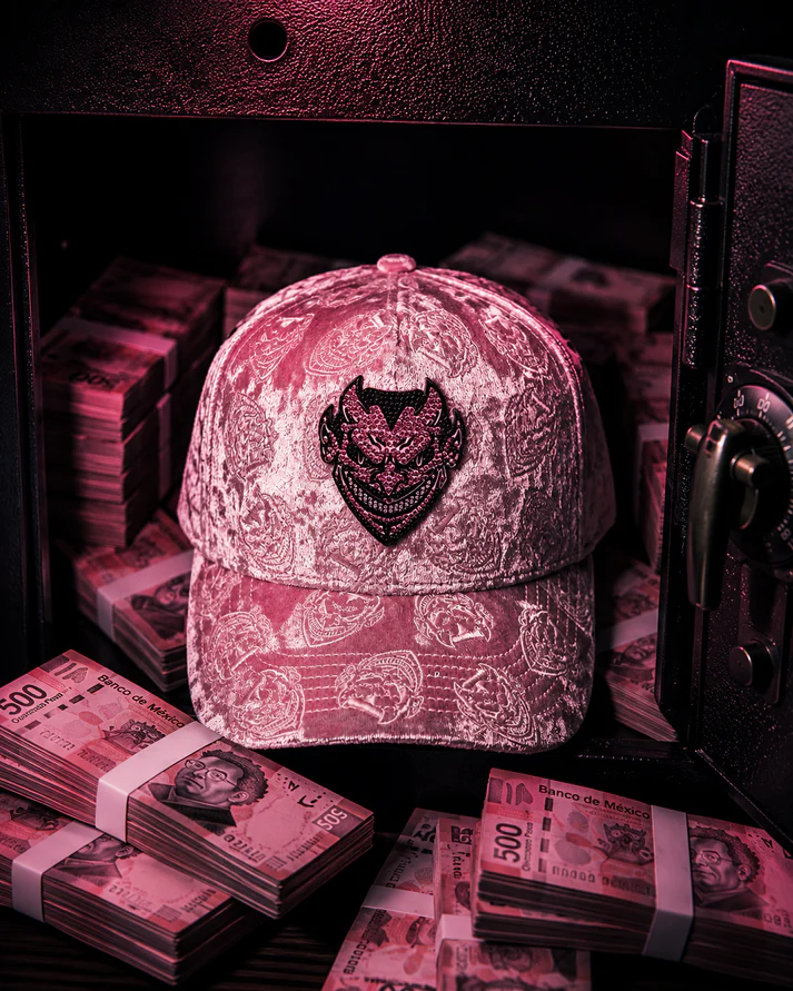 Lucifer V2 Pink Velvet Snapback (Pre order/Pre venta)