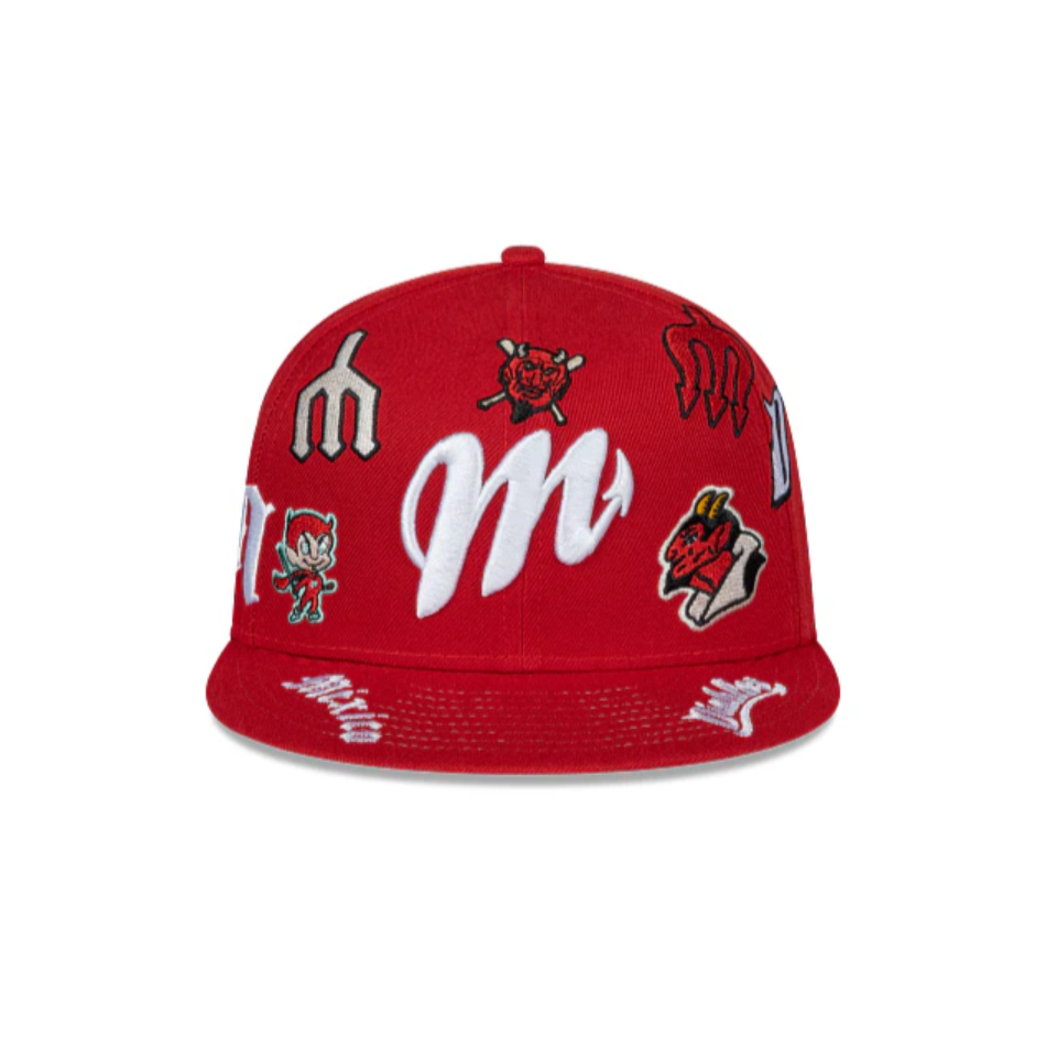 New Era Diablos Rojos All-Over 59Fifty