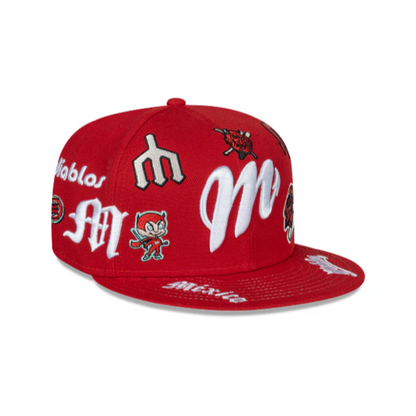New Era Diablos Rojos All-Over 59Fifty