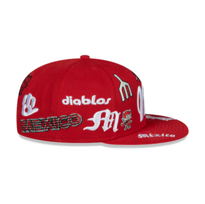 New Era Diablos Rojos All-Over 59Fifty