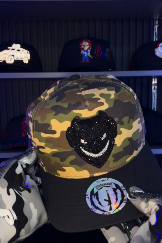 Camo Devil Grin Snapback