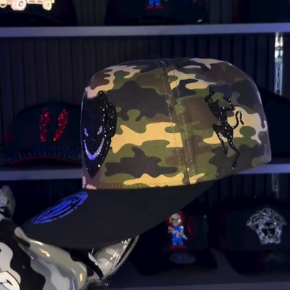 Camo Devil Grin Snapback