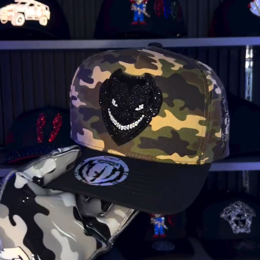 Camo Devil Grin Snapback